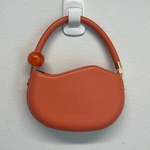 Melie Bianco | Jennie Recycled Vegan Crossbody Bag In Coral